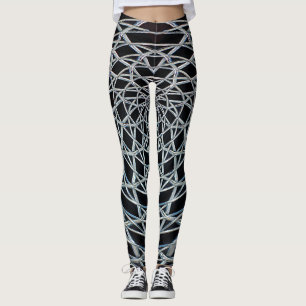Abstract Art Leggings with bold pattern.