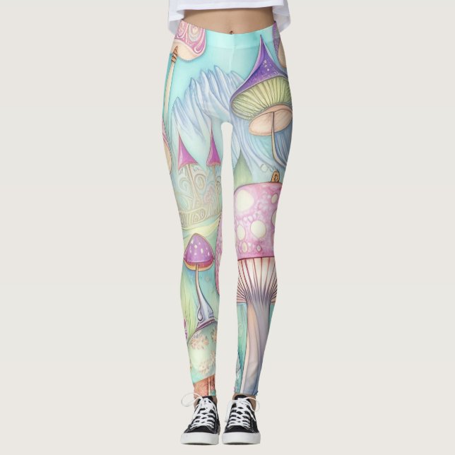 Abstract Art Leggins Leggings (Front)