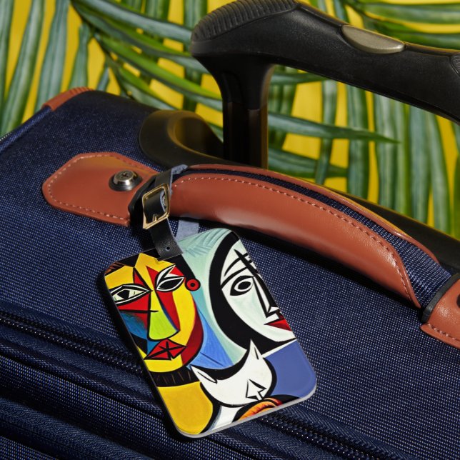 Abstract Art Luggage Tag (Front Insitu 1)