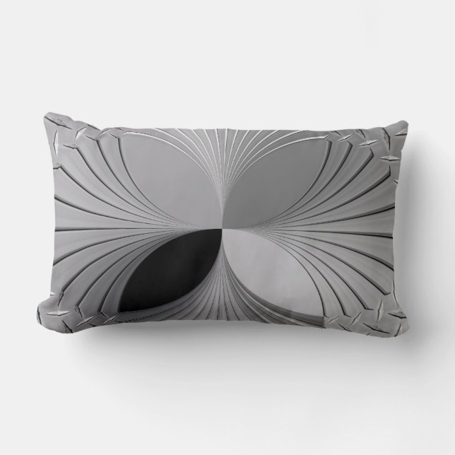 ABSTRACT ART LUMBAR CUSHION (Front)