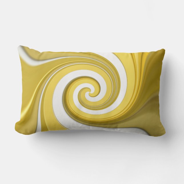 ABSTRACT ART LUMBAR CUSHION (Front)