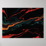 Abstract Art - Lush Lava - Poster<br><div class="desc">Beautiful piece of abstract art!</div>