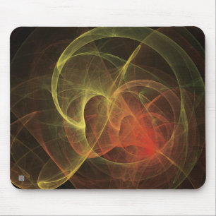 Abstract Art Magic Flame Mouse Pad