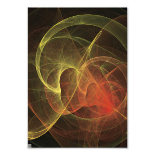 Abstract Art Magic Flame Photo Print
