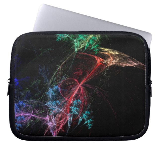 Abstract Art Magic Lights Laptop Sleeve (Front)