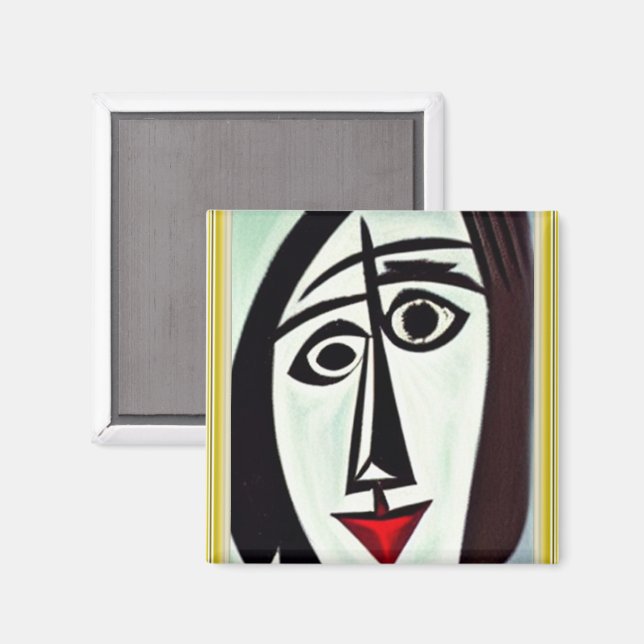 Abstract Art Magnet (Front/Back)