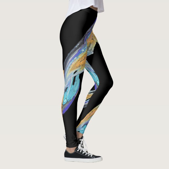 Abstract Art Makes for Unique Leggings (Right)