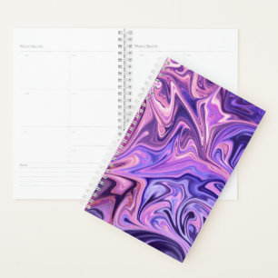 Abstract art masterpiece planner