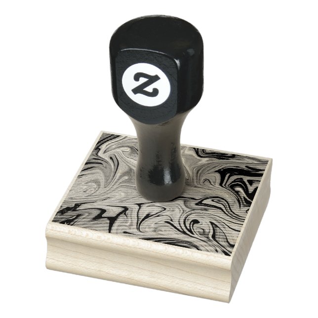 Abstract art masterpiece rubber stamp (Stamp)