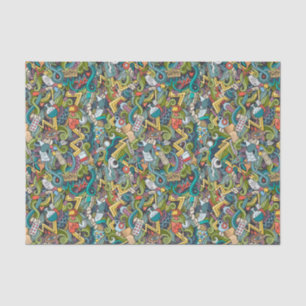 Abstract Art Medical Icon Pattern Tissue Paper