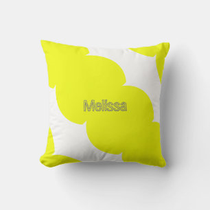 Abstract Art Melissa Add Your Name Cushion Pillow