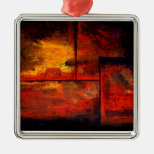 Abstract Art Metal Tree Decoration