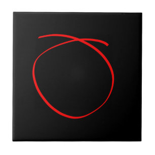 Abstract Art Minimalism Ceramic Tile