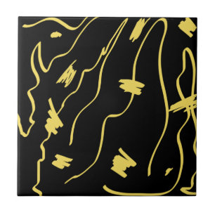 Abstract Art Minimalism Minimalistic Ceramic Tile