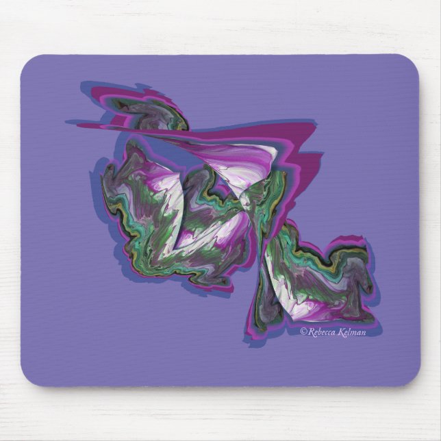 Abstract Art - Mixed Media Mouse Pad (Front)