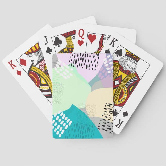 abstract art modern original design artistic  playing cards (Back)