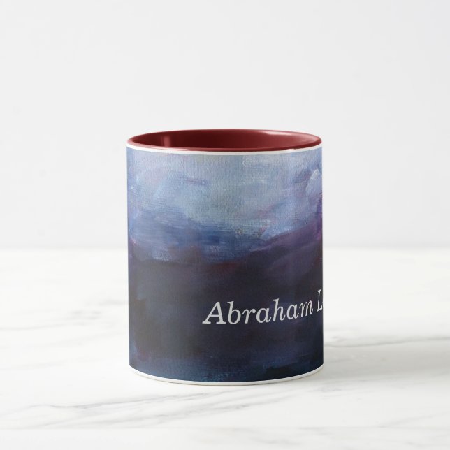 Abstract Art Modern Personalised  Mug (Center)