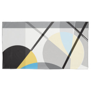 Abstract Art, Modern, Shapes by ©Lorena Depante Pillowcase