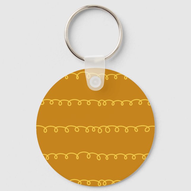 Abstract Art: Modern Wrapping Design Key Ring (Front)