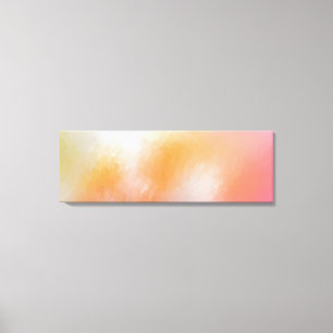 Abstract Art Modern Yellow Green Red Pink Blue Canvas Print
