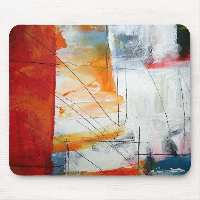 Abstract Art Mouse Pad (Front)