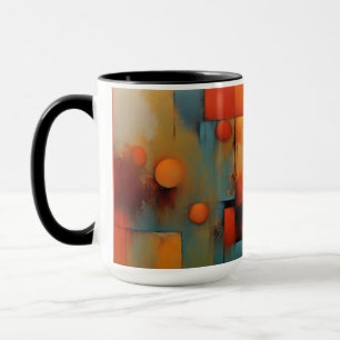 Abstract art mug