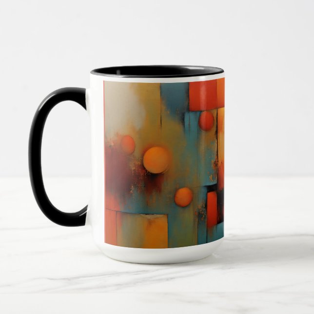 Abstract art mug (Left)