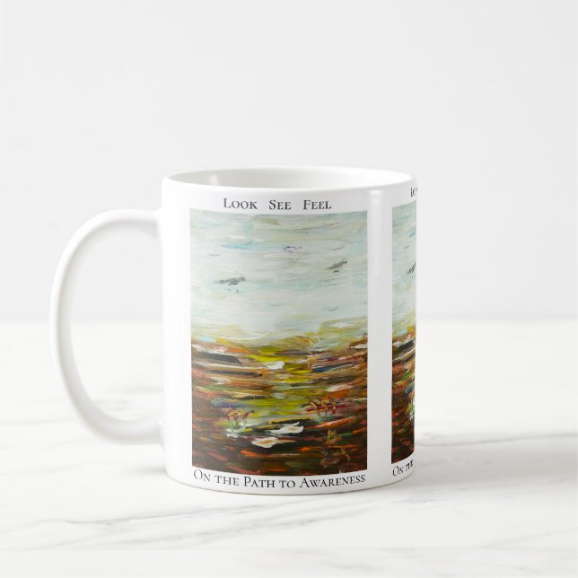 Abstract Art Mug - “On the Path to Awareness” (Left)