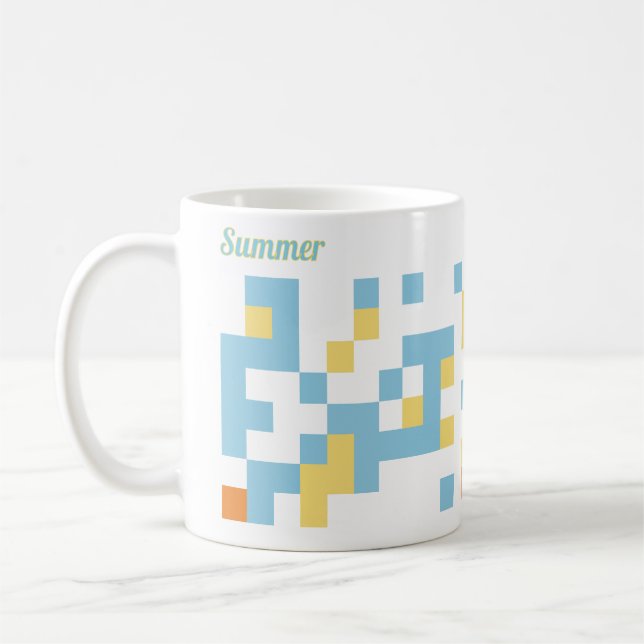Abstract Art Mug - Summer (Left)