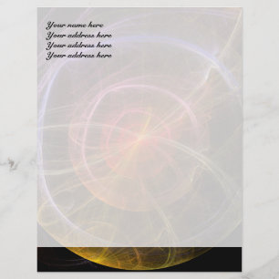 Abstract Art New World Customized Letterhead
