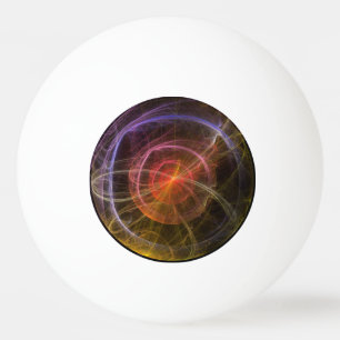 Abstract Art New World Ping Pong Ball