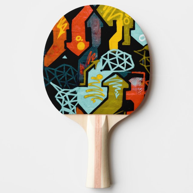 Abstract Art of Arrows Ping Pong Paddles (Front)