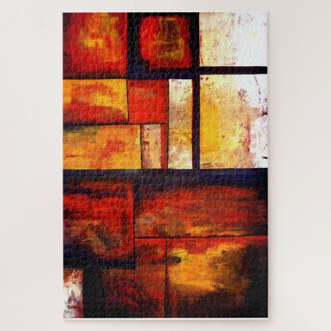 Abstract Art Original Creative Modern Jigsaw Puzzle (Vertical)