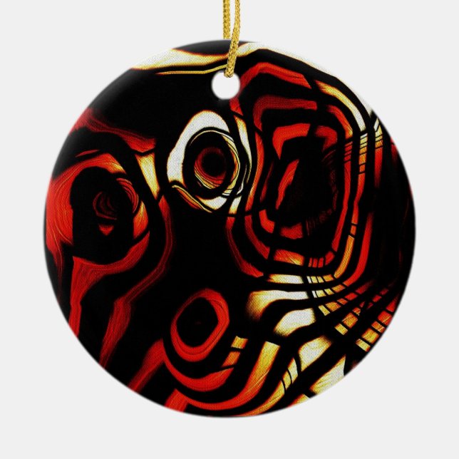 Abstract Art Ornament (Front)