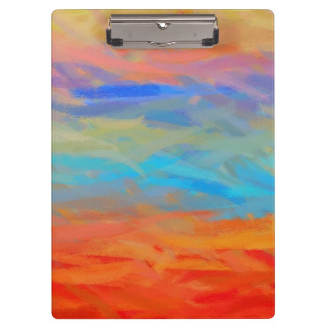 Abstract Art Painting #4 Clipboard (Front)