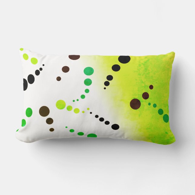 Abstract Art Painting One Of A Kind Pillow Cushion (Front)