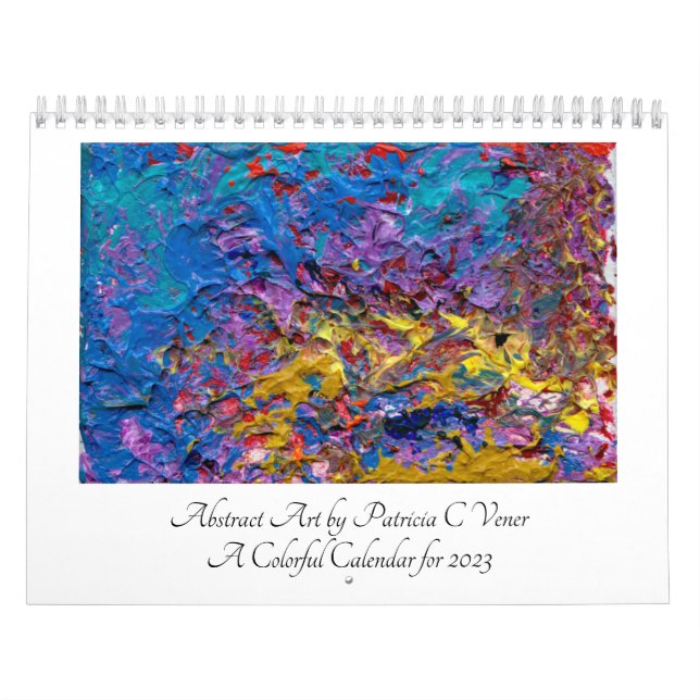 Abstract Art Paintings Calendar for 2023 (Cover)