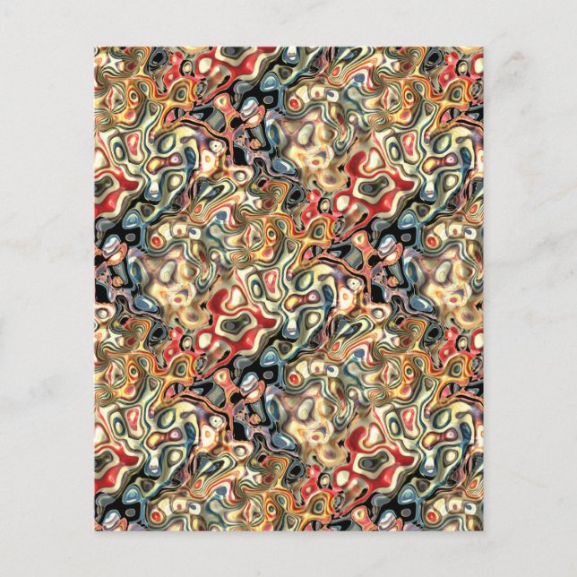 Abstract Art Paper Sheet (Front)