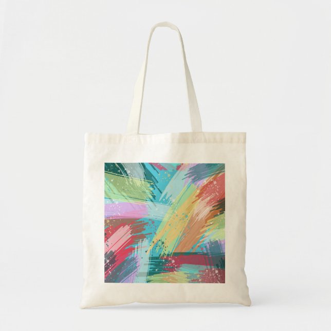 Abstract Art Pastel Tote Bag (Front)