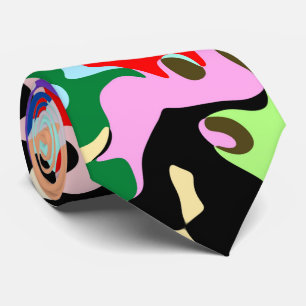 Abstract Art Pattern Design Tie