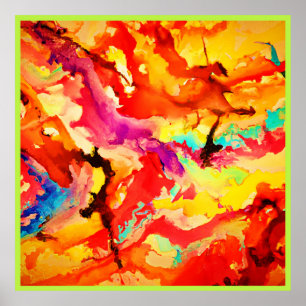 Abstract Art Pattern Poster