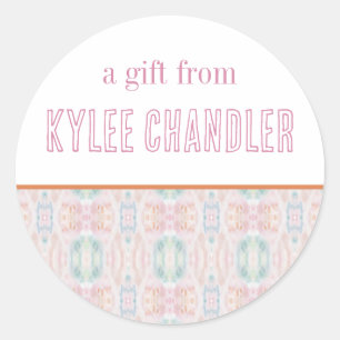 Abstract Art Personalised Gift Stickers