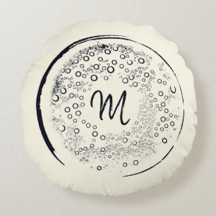 Abstract Art - Personalizable Round Cushion