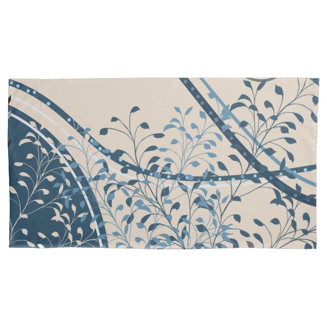 Abstract Art Pillow Case (Front-Left)