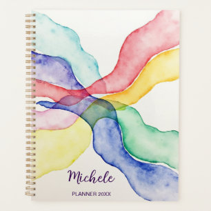 Abstract Art Planner Colorful Aesthetic Organize