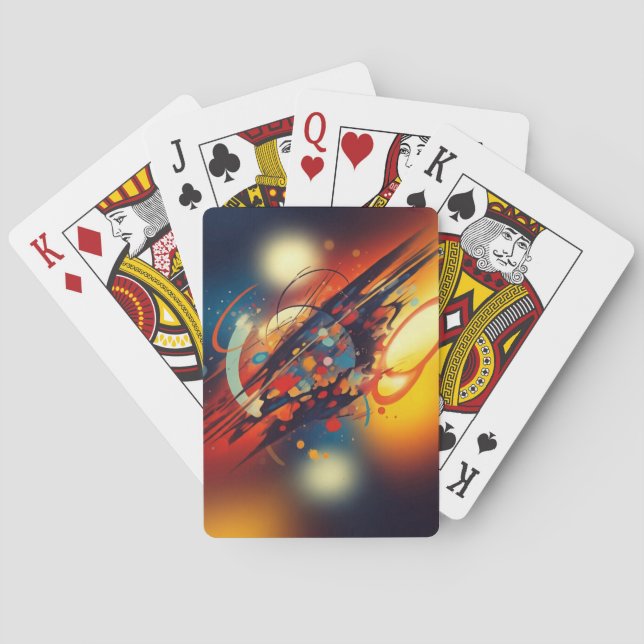 Abstract Art Playing Cards (Back)