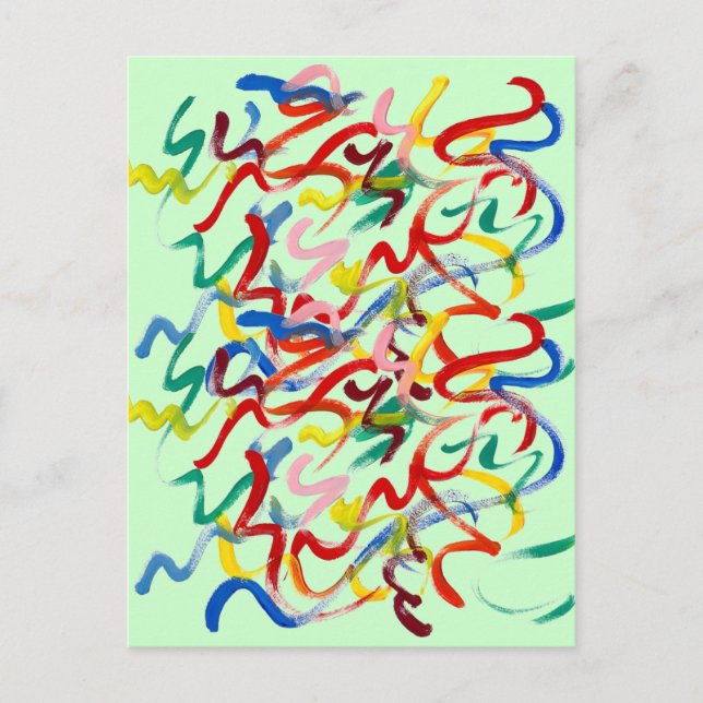 Abstract Art Postcard (Front)