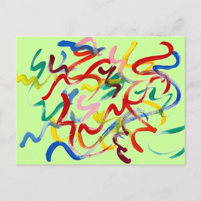 Abstract Art Postcard (Front)