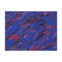 Abstract art postcards