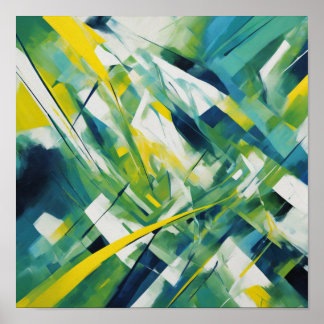 Abstract art poster